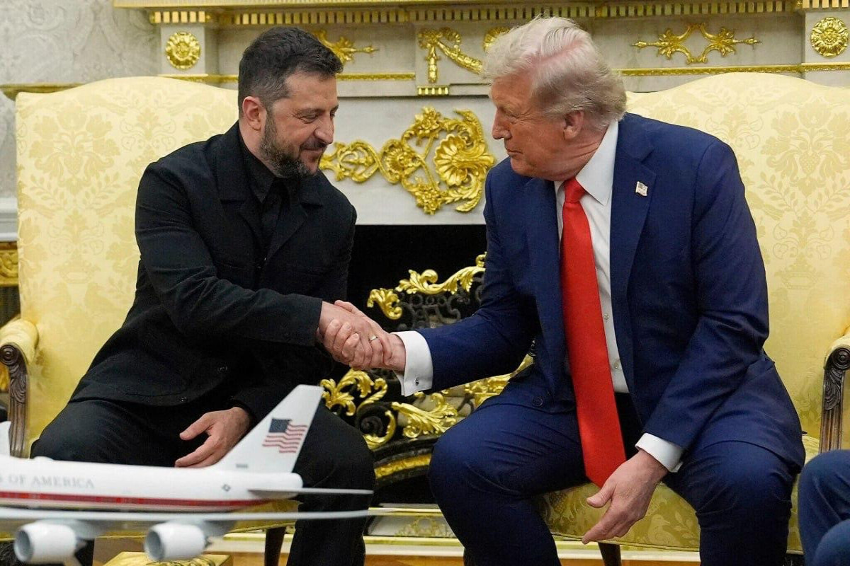 Ukrainian President Volodymyr Zelensky,  US President Donald Trump