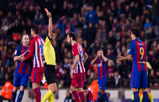 Barcelona beat Atletico Madrid in the Spanish Football Championship match