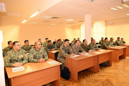 NATO mobile training team holds a seminar in Baku