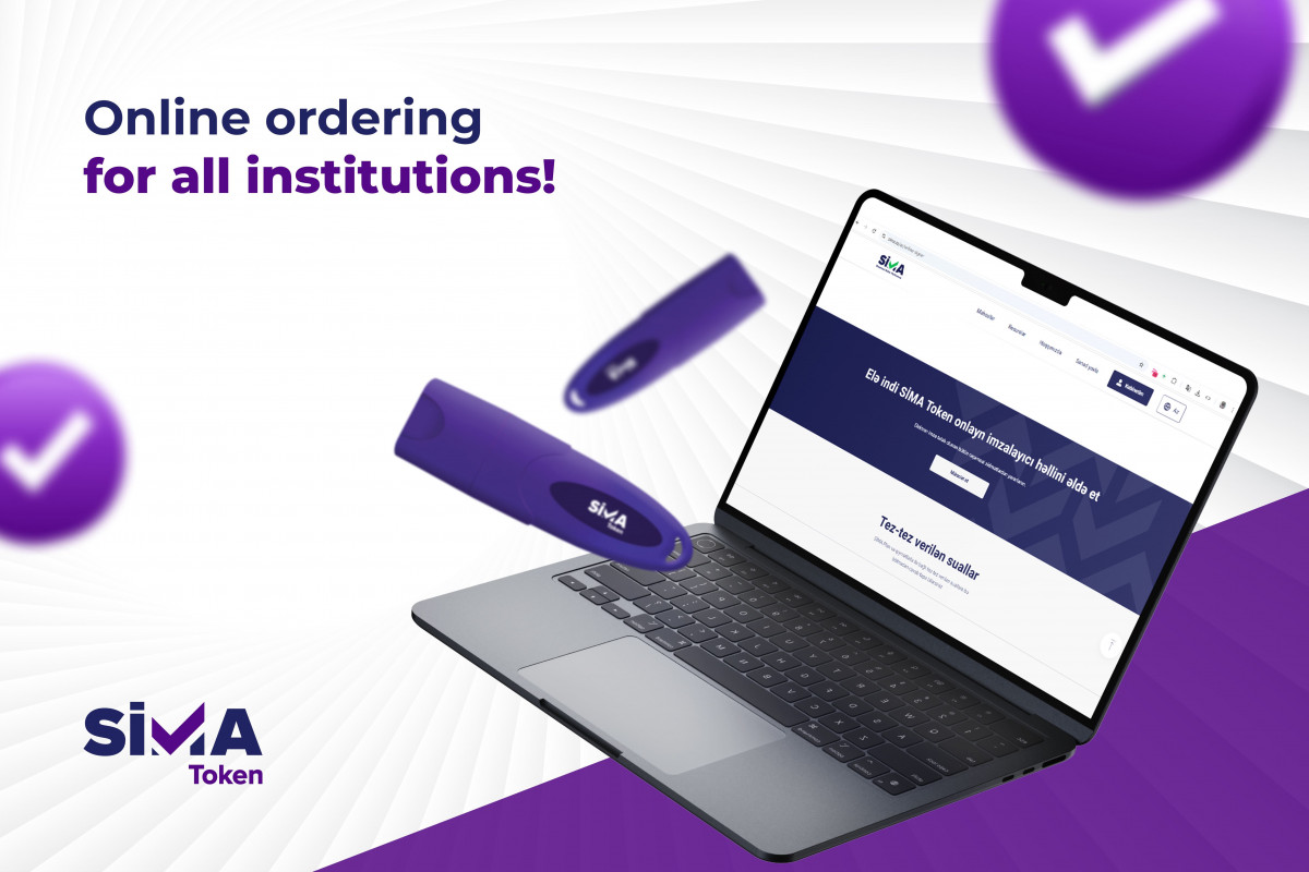 Legal entities and government agencies can now order the “SİMA Token” online