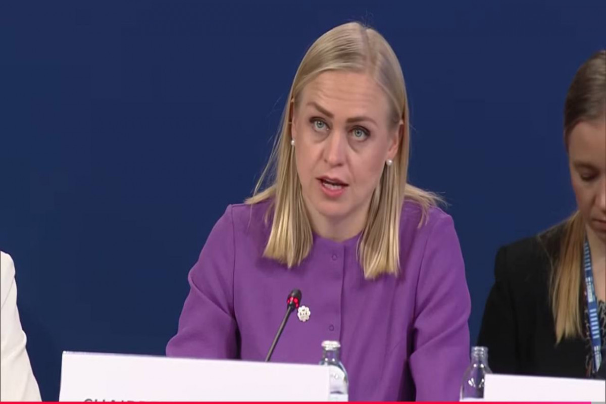  Finland’s Foreign Minister and the OSCE Chairperson-in-Office, Elina Valtonen 