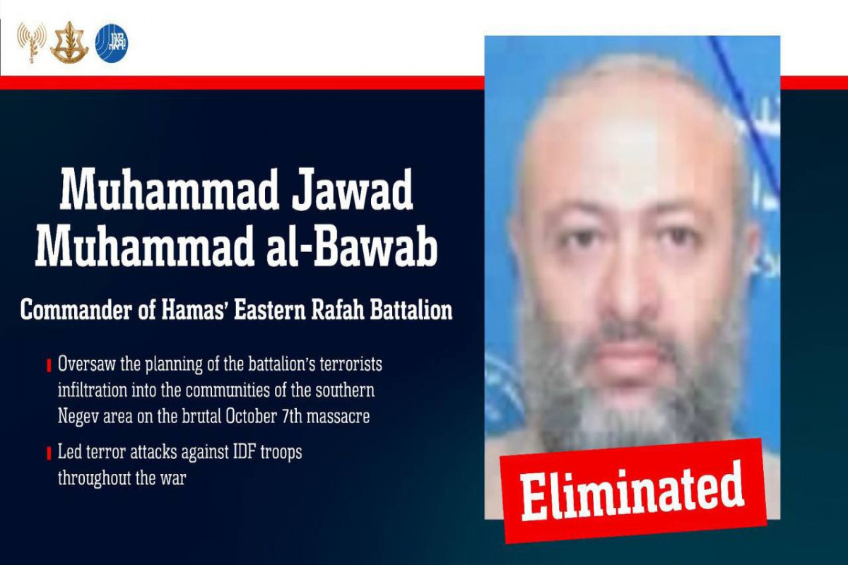 IDF confirms Hamas battalion commander and deputy who helped plan Oct. 7 killed, with 2 others