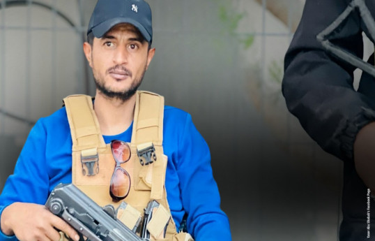 Yasir Abu Shabab, the leader of an armed group operating against Hamas in Gaza
