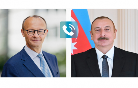 German Chancellor made phone call to Azerbaijani President