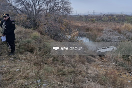 Minibus fell into canal in Azerbaijan's Shamkir: 12 people injured-UPDATED -PHOTO 