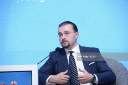 Panel session held at Azerbaijan–Georgia Media Forum in Baku