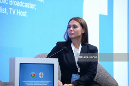 Panel session held at Azerbaijan–Georgia Media Forum in Baku
