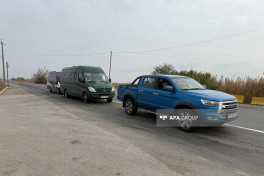 Azerbaijan sends former IDPs to Horovlu village in Jabrayil district, families receive house keys -PHOTO -UPDATED 