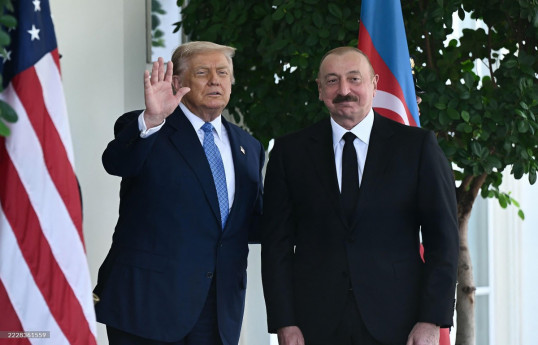 President of the United States, Donald Trump  and Ilham Aliyev, President of the Republic of Azerbaijan