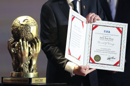 Trump presented with first FIFA Peace Prize at 2026 World Cup draw