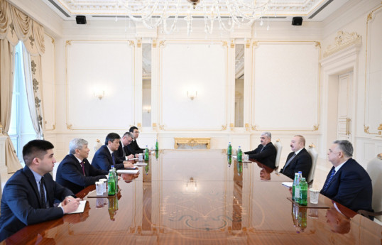 President of the Republic of Azerbaijan Ilham Aliyev received a delegation led by Bakyt Torobayev, Deputy Chairman of the Cabinet of Ministers of the Kyrgyz Republic,