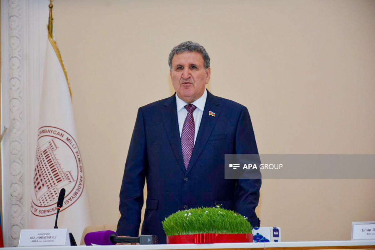 President of the Azerbaijan National Academy of Sciences (ANAS), academician, Chairman of the Toponymy Commission, Isa Habibbeyli