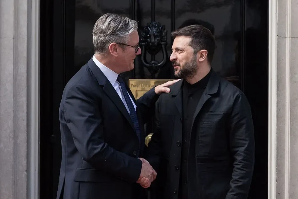 British Prime Minister Keir Starmer and President Volodymyr Zelenskyy