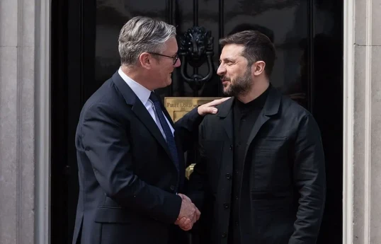 British Prime Minister Keir Starmer and President Volodymyr Zelenskyy