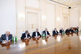 President Ilham Aliyev received delegation led by Iranian Foreign Minister