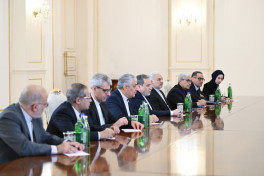 President Ilham Aliyev received delegation led by Iranian Foreign Minister