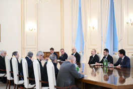 President Ilham Aliyev received delegation led by Iranian Foreign Minister
