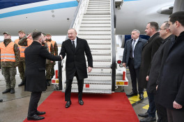 President of Azerbaijan Ilham Aliyev arrived in Slovakia for official visit