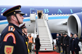 President of Azerbaijan Ilham Aliyev arrived in Slovakia for official visit