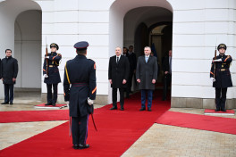 Official welcome ceremony was held for President Ilham Aliyev in Bratislava
