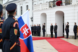 Official welcome ceremony was held for President Ilham Aliyev in Bratislava