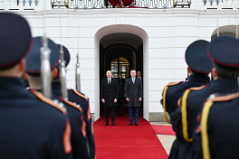Official welcome ceremony was held for President Ilham Aliyev in Bratislava