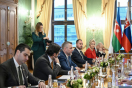 President of Azerbaijan Ilham Aliyev held expanded meeting with President of Slovakia in Bratislava-PHOTO -UPDATED 