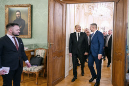 President of Azerbaijan Ilham Aliyev held expanded meeting with President of Slovakia in Bratislava-PHOTO -UPDATED 