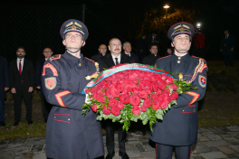 Presidents of Azerbaijan and Slovakia visited Gate of Freedom Memorial in Bratislava