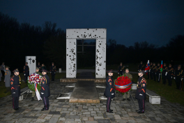Presidents of Azerbaijan and Slovakia visited Gate of Freedom Memorial in Bratislava