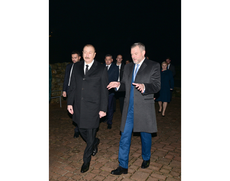 Presidents of Azerbaijan and Slovakia visited Devin Castle in Bratislava