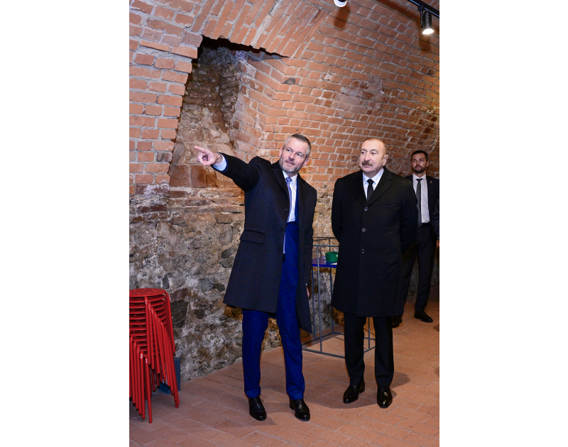 Presidents of Azerbaijan and Slovakia visited Devin Castle in Bratislava
