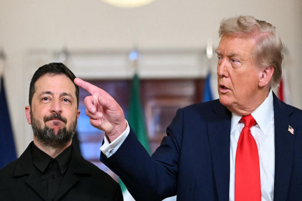 Ukrainian President Volodymyr Zelenskyy, US President Donald Trump