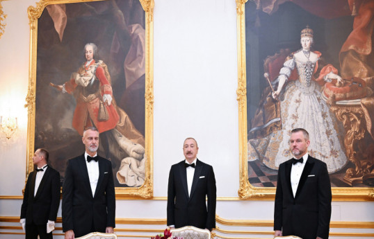 Official banquet hosted in Bratislava in honor of President Ilham Aliyev -UPDATED -PHOTO 