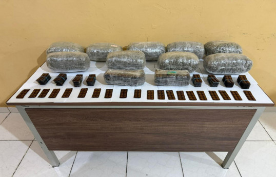 Azerbaijan SBS prevents smuggling of 30 kg of drugs from Iran -PHOTO 