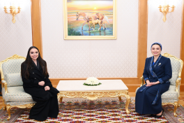 Leyla Aliyeva attends opening of Awaza branch of Charitable Foundation for Assistance to Children in Need of Guardianship in Turkmenistan