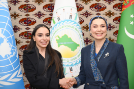 Leyla Aliyeva attends opening of Awaza branch of Charitable Foundation for Assistance to Children in Need of Guardianship in Turkmenistan