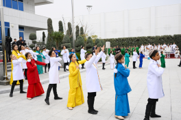 Leyla Aliyeva attends opening of Awaza branch of Charitable Foundation for Assistance to Children in Need of Guardianship in Turkmenistan