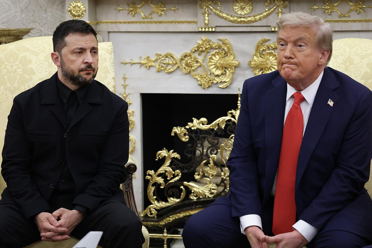 Volodymyr Zelenskyy, Ukrainian President and Donald Trump, US President
