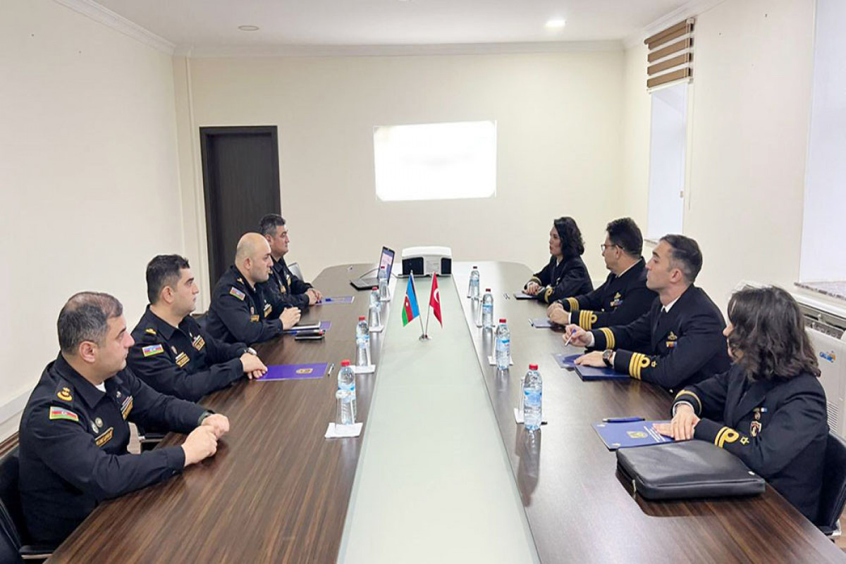 Azerbaijani and Turkish Naval Forces representatives holds a meeting in Baku