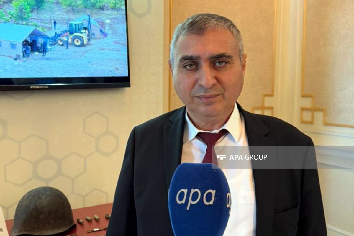 Akif Guliyev, Head of the Department of Forensic Archaeology at the Institute of Archaeology and Anthropology of ANAS