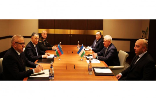 Azerbaijani and Uzbek Security Council secretaries discuss cooperation in the military-technical sphere