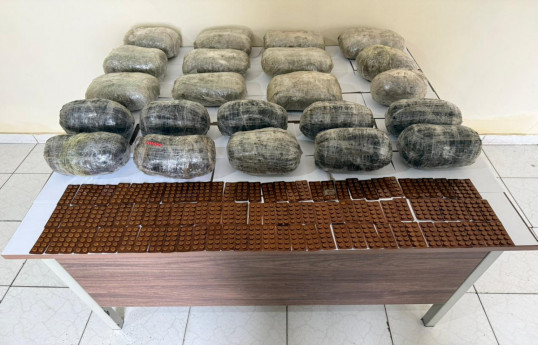 Over 53 kg of narcotics prevented from being smuggled into Azerbaijan -PHOTO 