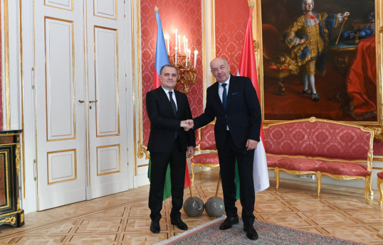 Minister of Foreign Affairs of Azerbaijan, Jeyhun Bayramov, Dr. Tamas Sulyok, President of Hungary