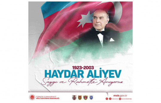 Turkish Defense Ministry: We will pass Heydar Aliyev’s “One nation, two states” motto from generation to generation and will always stand with Azerbaijan