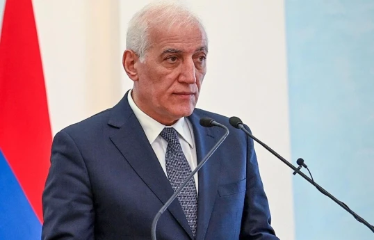 Armenian President Vahagn Khachaturyan