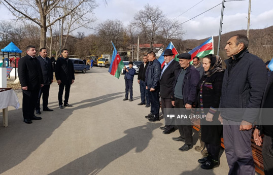 Azerbaijan sends next group of returning residents to Vangli village in Aghdara, families receive house keys -PHOTO -UPDATED 
