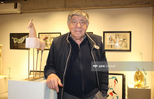 Georgian sculptor and graphic artist Gia Japaridze