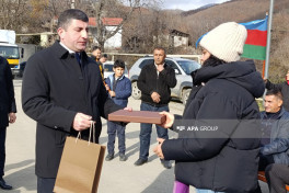 Azerbaijan sends next group of returning residents to Vangli village in Aghdara, families receive house keys -PHOTO -UPDATED 
