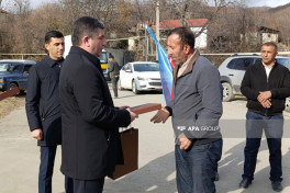 Azerbaijan sends next group of returning residents to Vangli village in Aghdara, families receive house keys -PHOTO -UPDATED 